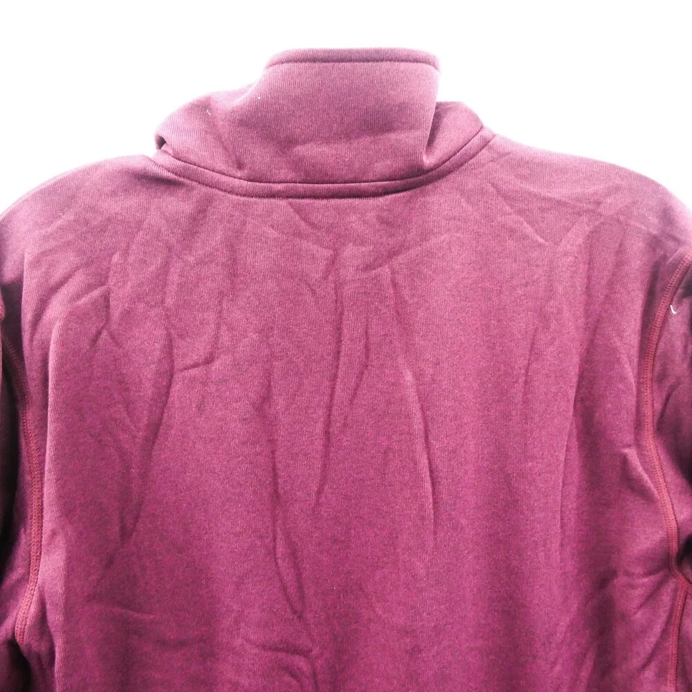 Mississippi State Bulldogs Mens‎ Large Red Adidas 1/4 Zip Fleece Climawarm New